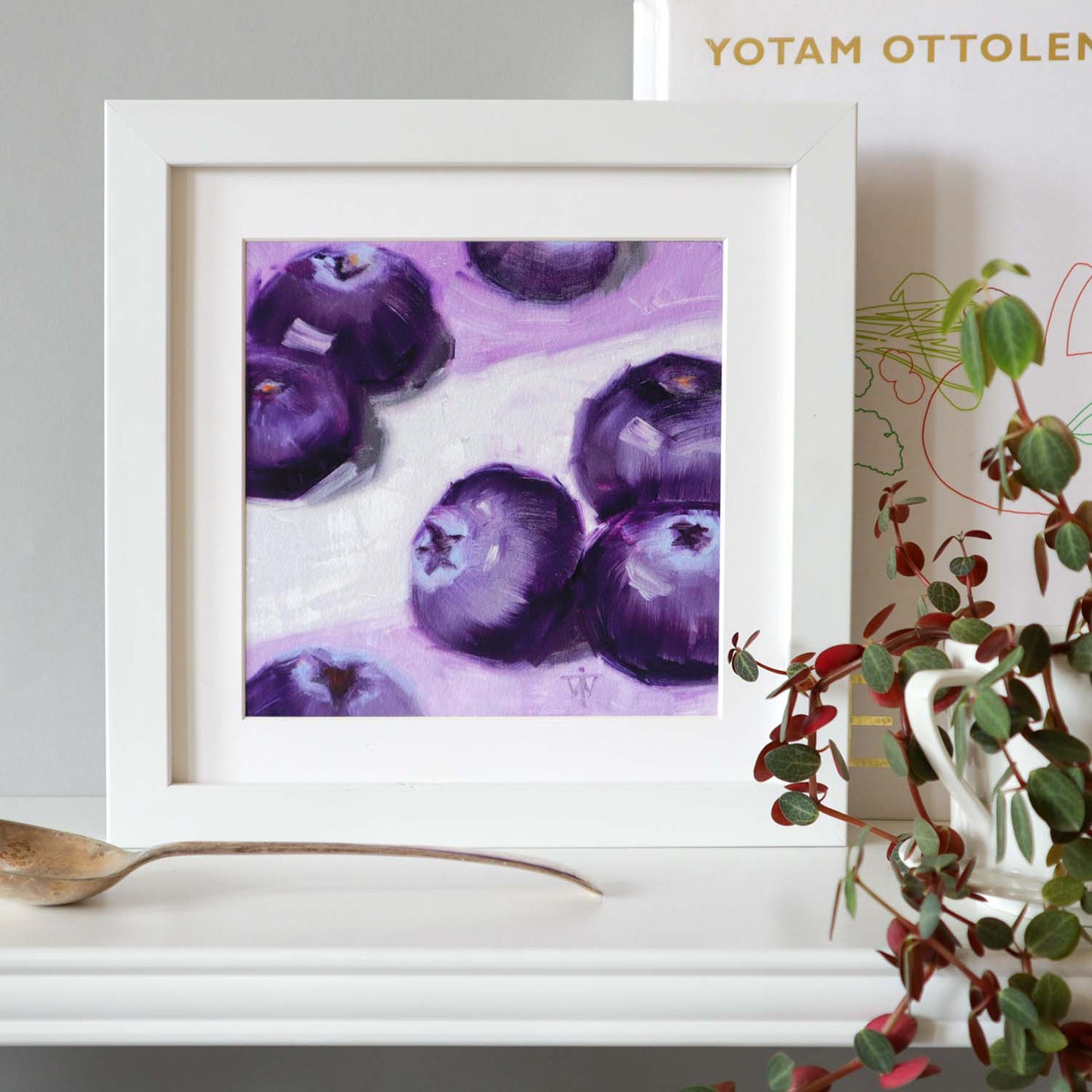 Garden Blueberries | Kitchen Wall Art Print
