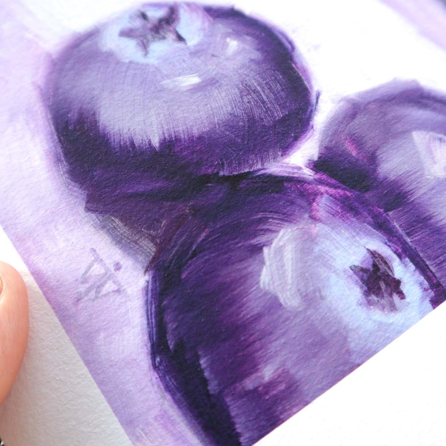 Garden Blueberries | Kitchen Wall Art Print