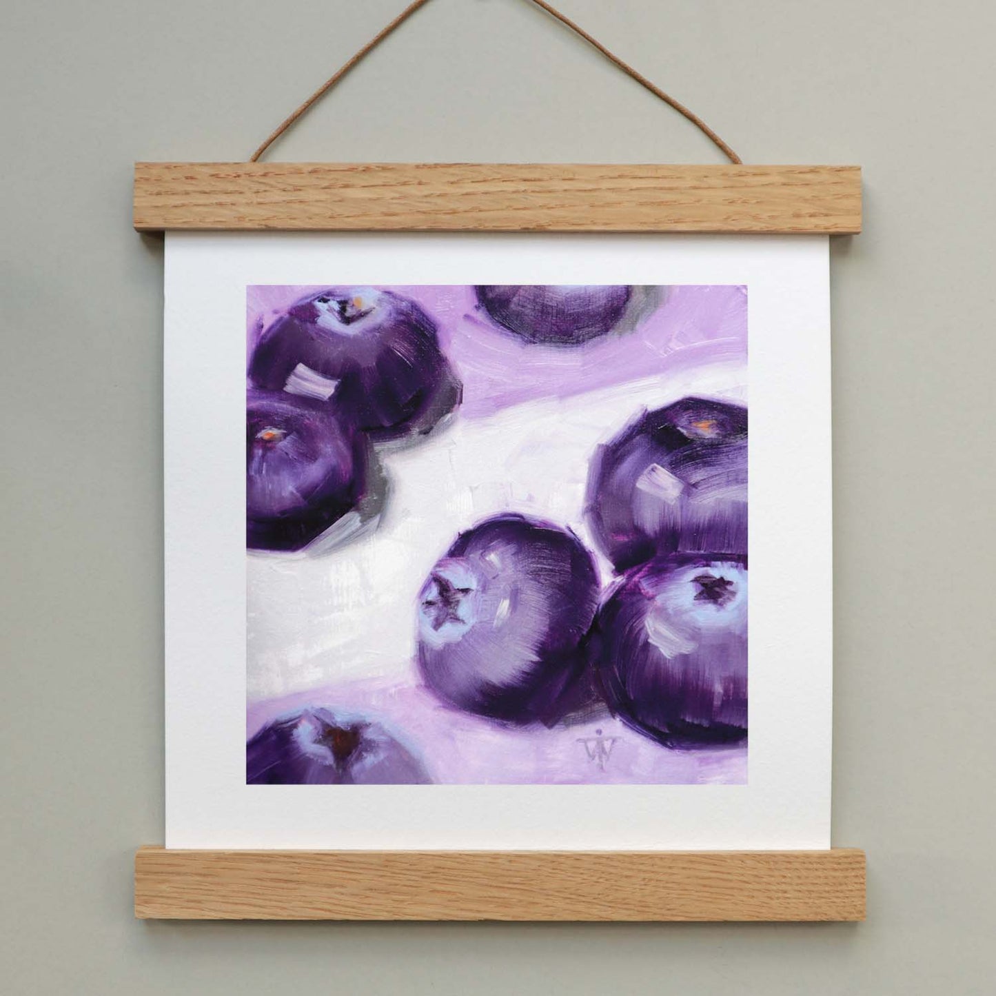 Garden Blueberries | Kitchen Wall Art Print