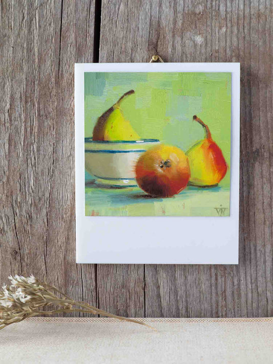 Golden Pears Miniature Print