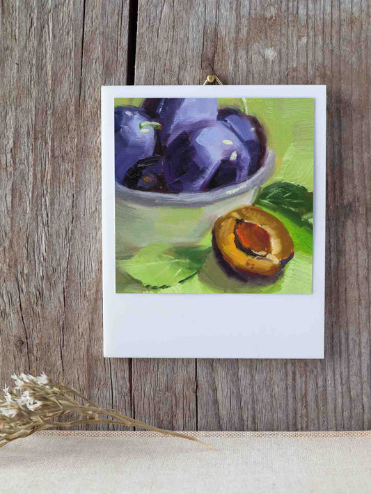Summer Plums Miniature Print