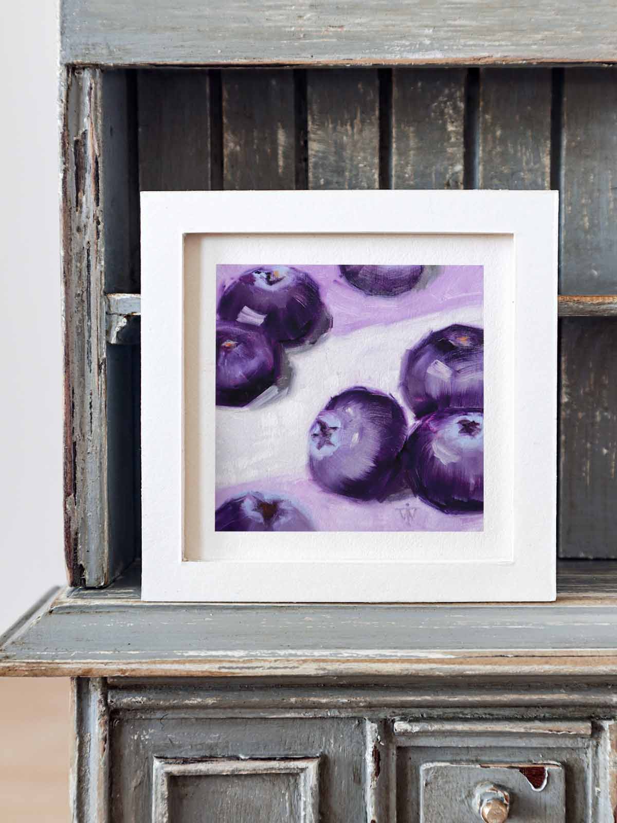 Garden Blueberries | Kitchen Wall Art Print