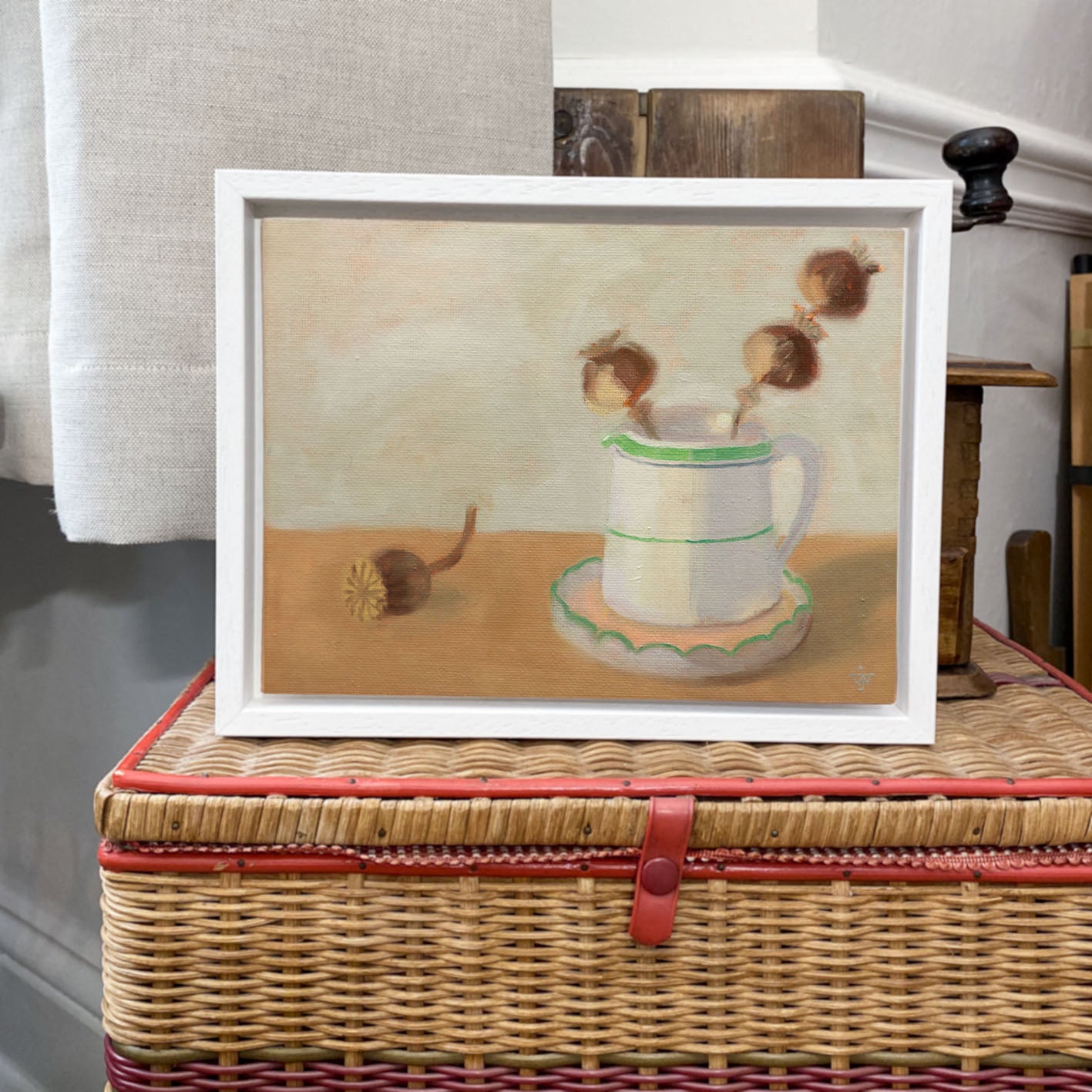 Still Life Painting | Poppy Heads in Jug