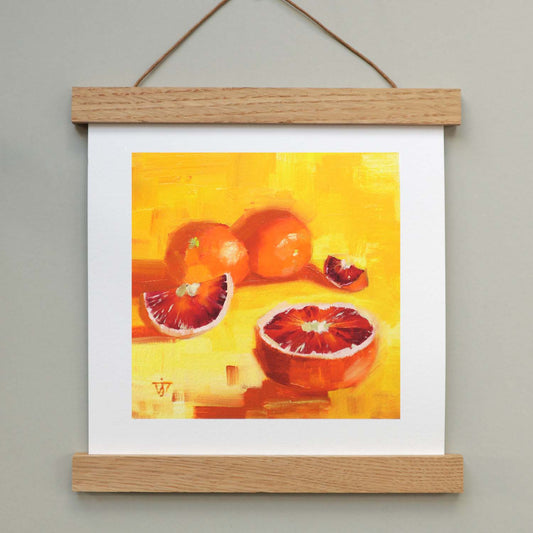 Blood Oranges for Marmalade | Kitchen Wall Art Print