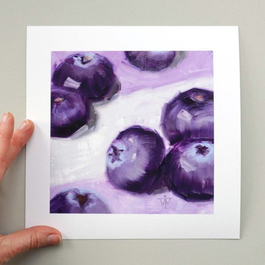 Garden Blueberries | Kitchen Wall Art Print