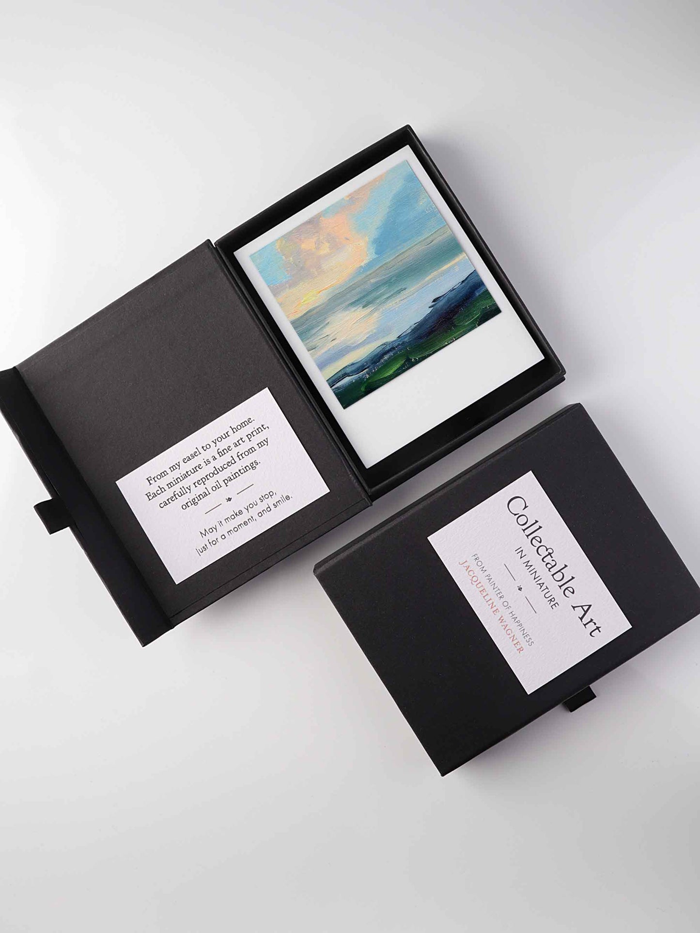 Sunset over the Sea Miniature Print