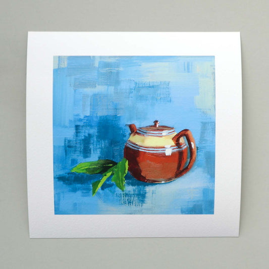 Sunday Tea with Marie | Teapot Painting Art Print