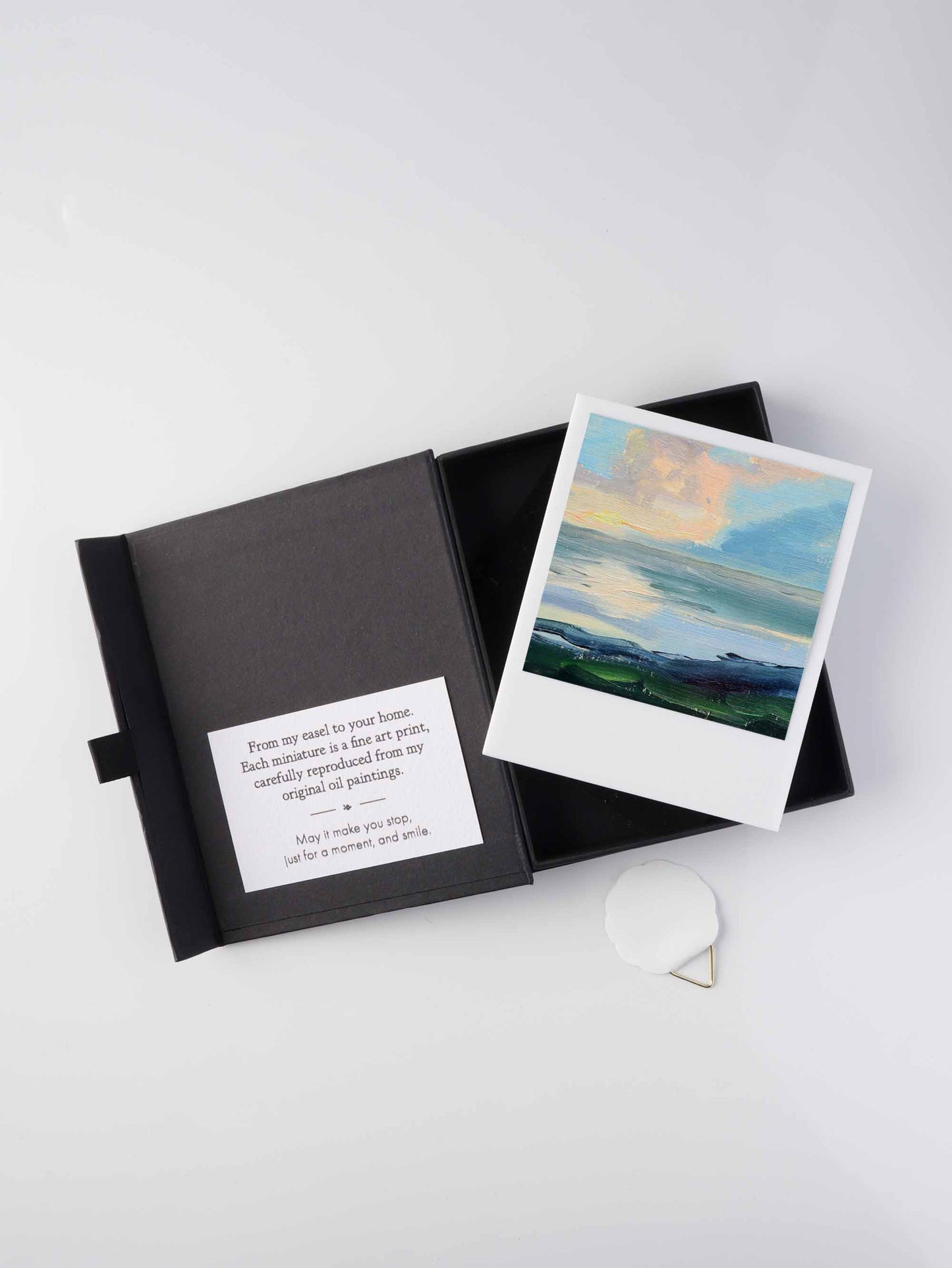 Sunset over the Sea Miniature Print