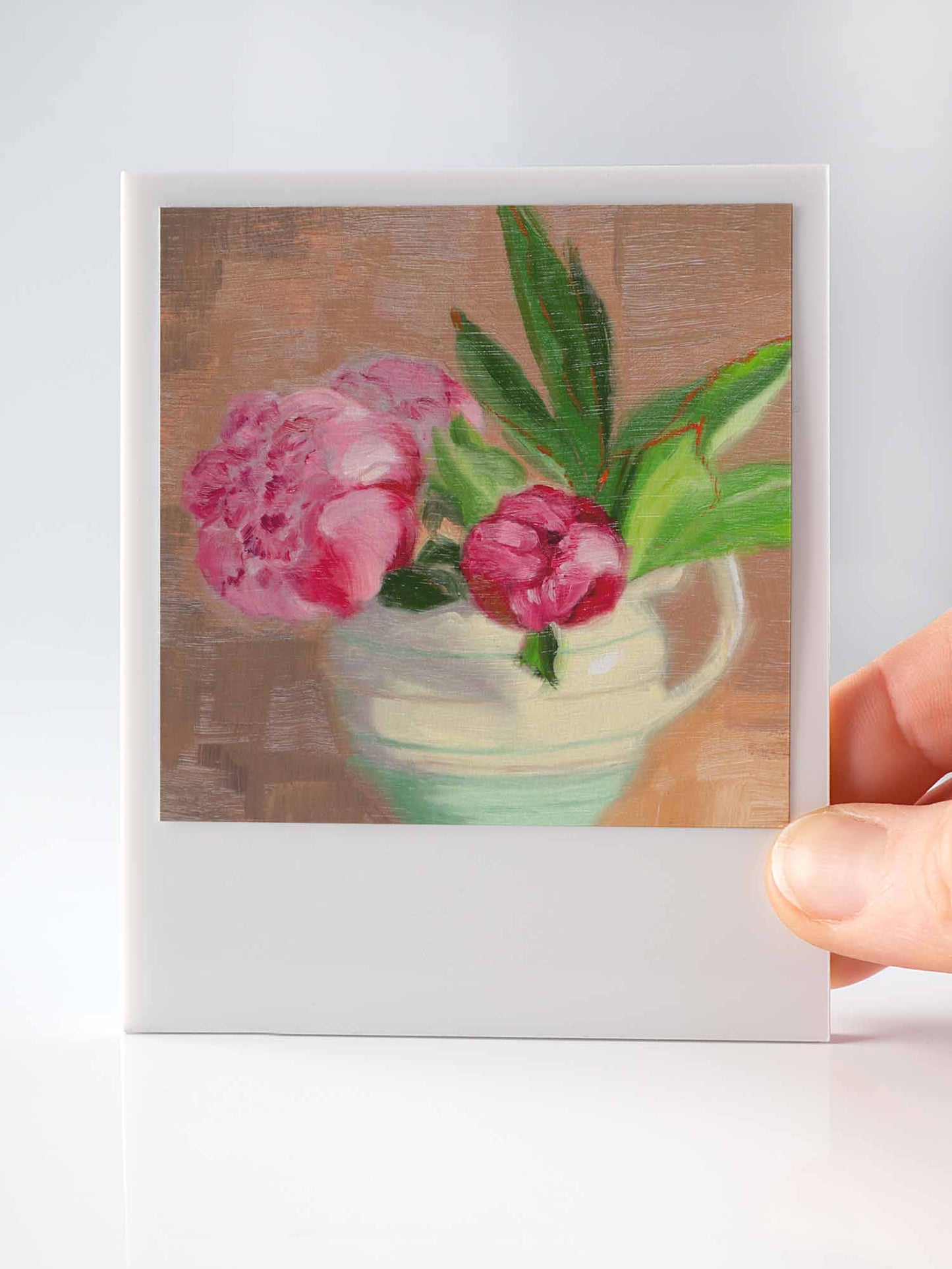 Peonies in Jug Miniature Print
