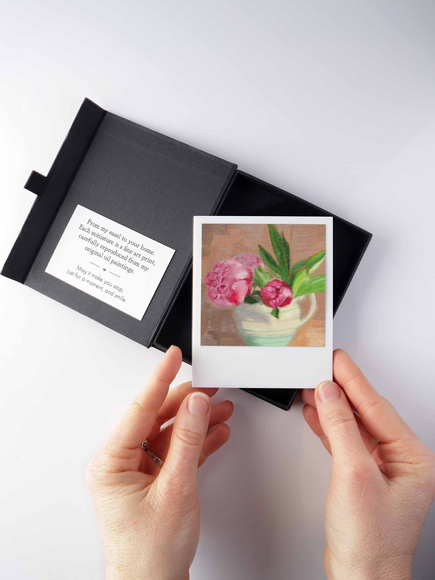 Peonies in Jug Miniature Print