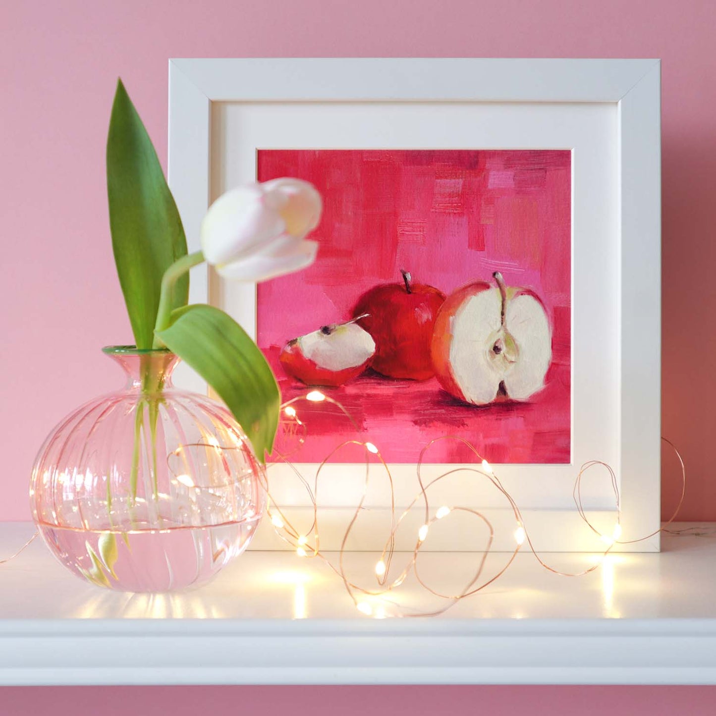 Pink Lady Tranquility | Kitchen Wall Art Print