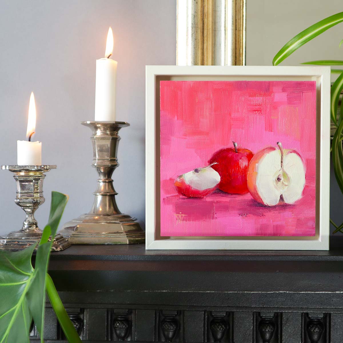 Pink Lady Äpfel | Original Ölgemälde