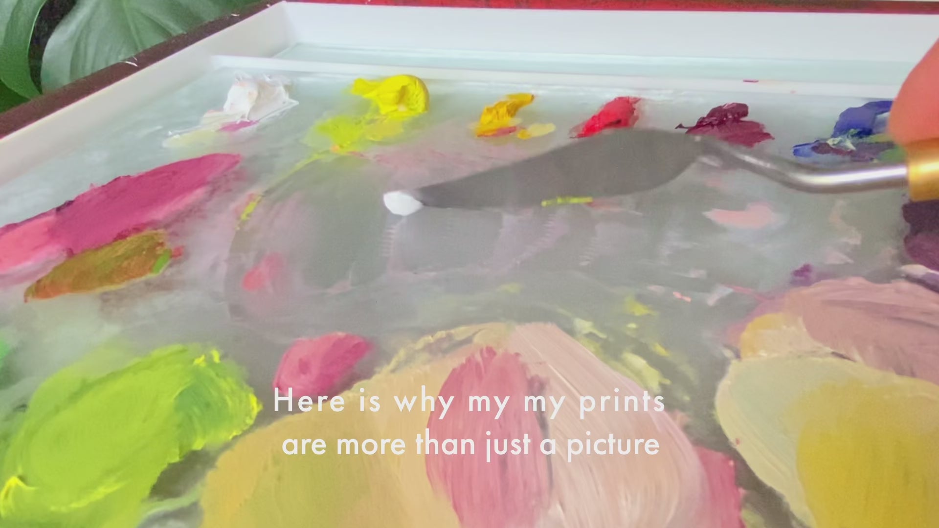 Painting process video of an original oil painting for my art canvas and paper prints.