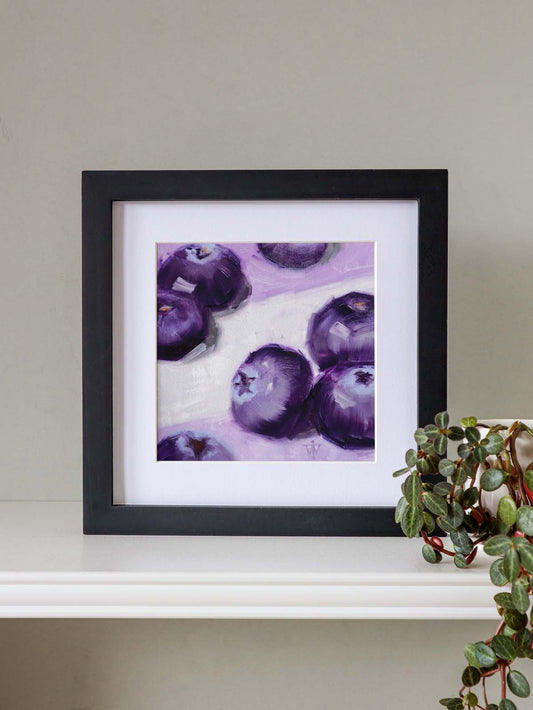 Garden Blueberries | Kitchen Wall Art Print